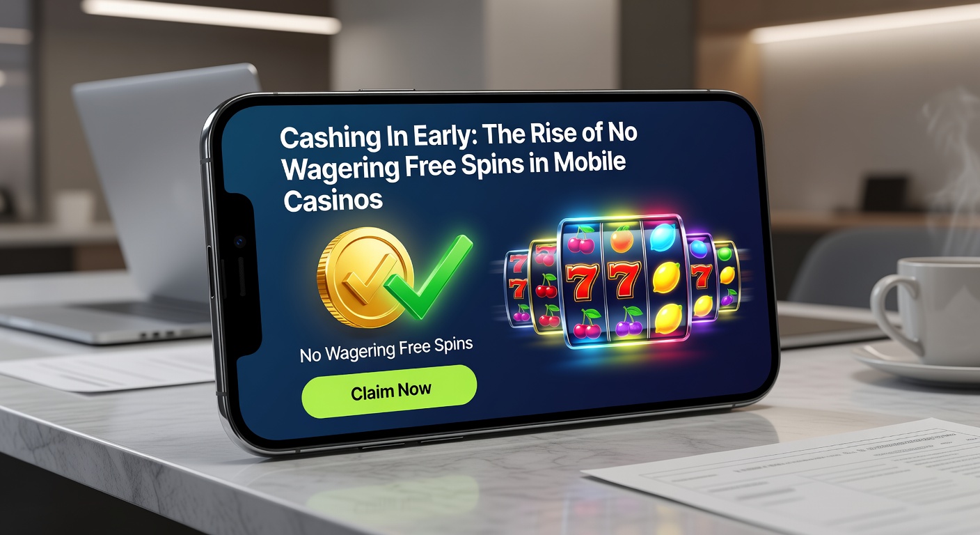 Player's hand holding a phone with a slot machine payout screen, coins cascading and cashout button glowing green amid casino lights