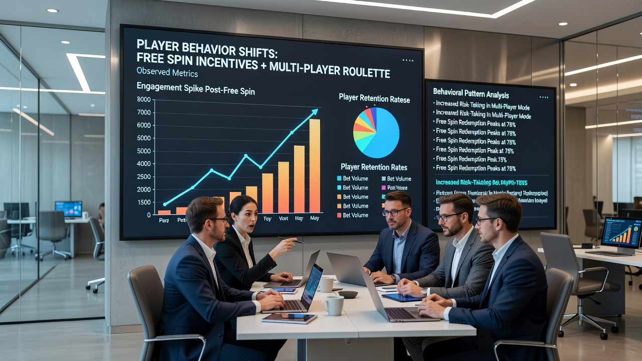 Close-up view of a digital roulette interface showing free spin counters alongside player avatars in a multiplayer lobby