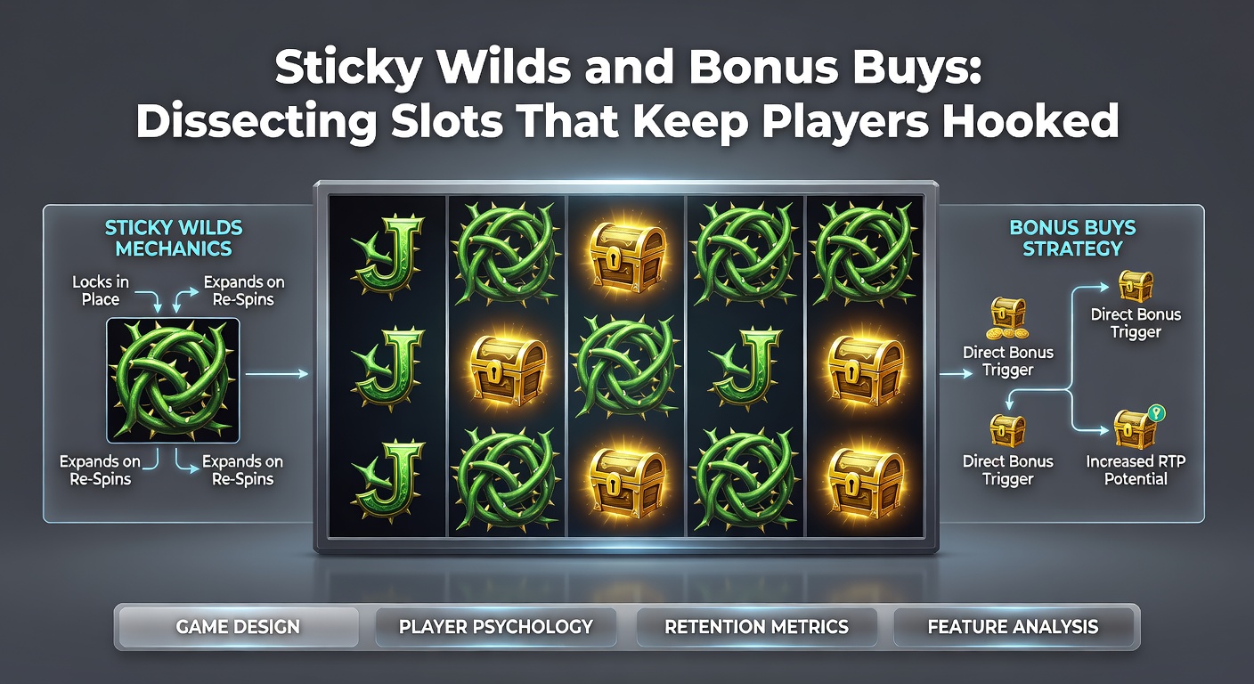 Vibrant slot reels featuring glowing sticky wild symbols that lock in place across multiple spins, illustrating persistent wins in action
